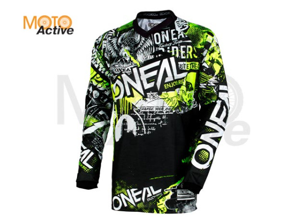 Джерси O'NEAL Element Attack, черно-желтая